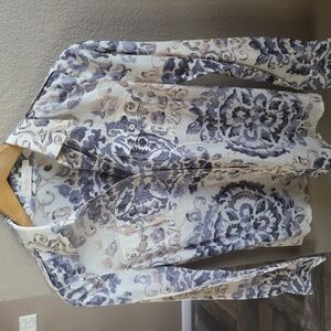 TORY BURCH Floral Patterned Long Sleeve Shirt